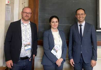 Group Picture Prof. Jürgen Hackl, Prof. Alice Alipour and PhD student Hossein Nasrazadani