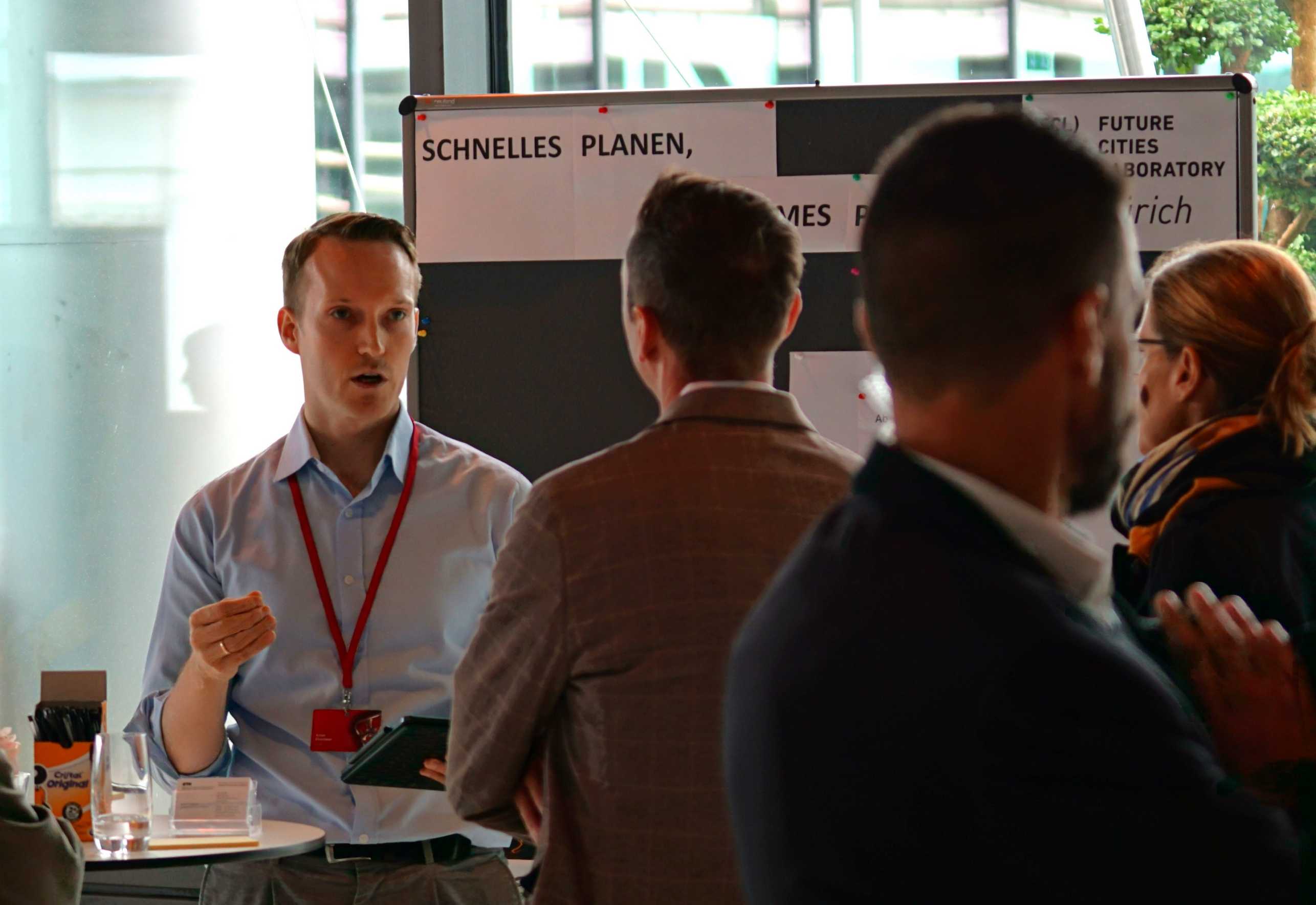 Picture of Arnor Elvarsson presenting at the Conference