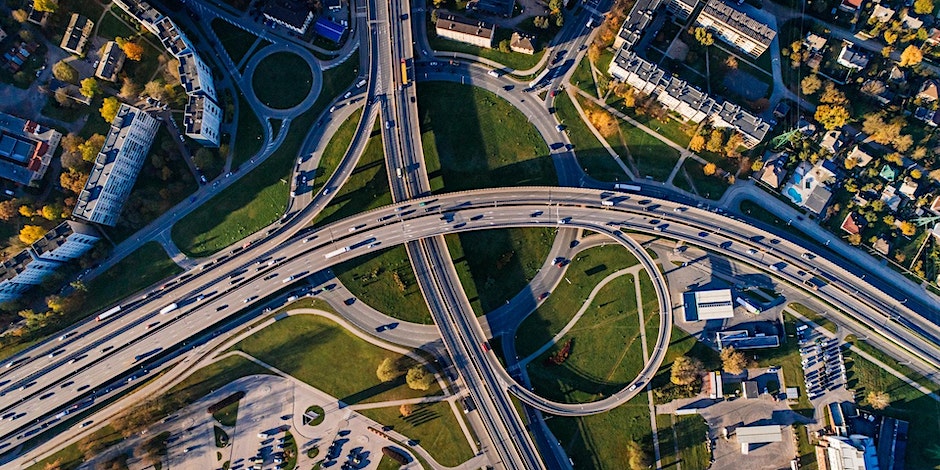 Picutre Traffic from above with inserted link to the Event Website
